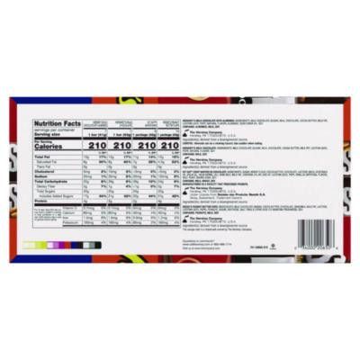 Full Size Chocolate Candy Bar Variety Pack, Assorted, 1.5 Oz Bars, 30 Bars