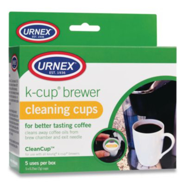 Cleancup Coffee Pod Brewer Cleaning Cups, 0.25 Oz Cup, 5/Pack