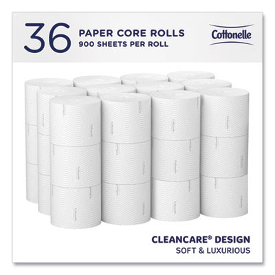 Clean Care Bathroom Tissue, Septic Safe, 2-Ply, White, 900 Sheets/Roll, 36 Rolls/Carton