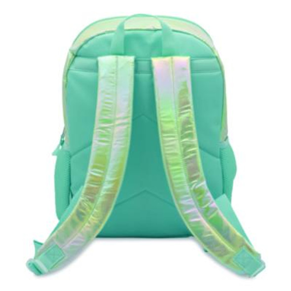 Iridescent Cat Backpack, 12" x 5" x 16", Iridescent Aqua