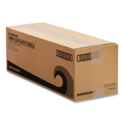 Guest Towels, 1-Ply, 12 x 17, White, 100/Pack, 5 Packs/Carton