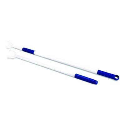 Sphergo Telescoping Pole, 38" To 62", White/Blue