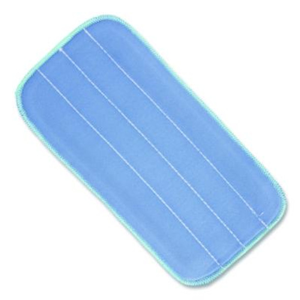 Microworks Flat Microfiber Specialty Pad, 11 x 5, Blue, Dozen