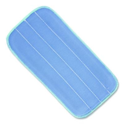 Microworks Flat Microfiber Specialty Pad, 11 x 5, Blue, Dozen