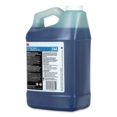 3-In-1 Floor Cleaner Concentrate 24A, Fresh Scent, 0.5 Gal Bottle, 4/Carton