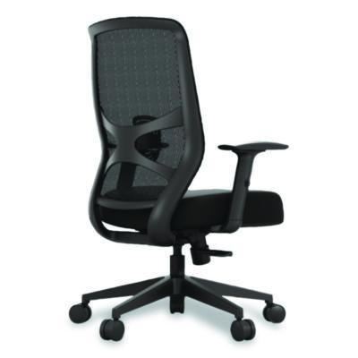 Protask Executive Task Chair, Supports Up To 275 Lb, 19.06" To 22.44" Seat Height, Black Seat/Back, Black Base