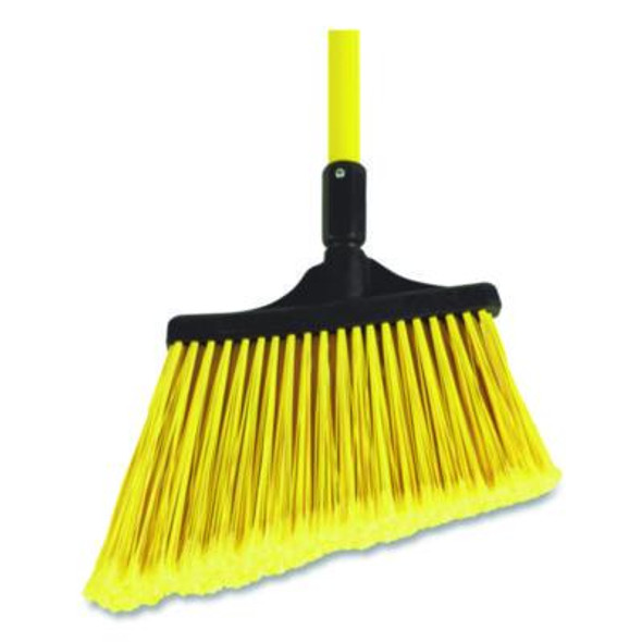 Maxisweep Angle Broom With Fiberglass Handle, 57" Overall Length, Yellow/Black