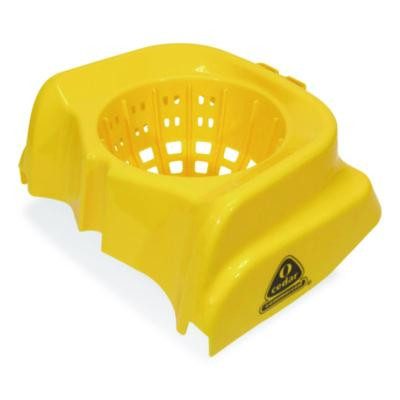 Maxirough Institutional Mop Bucket And Wringer, 35 Qt, Yellow