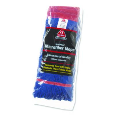 Maxiplus Microfiber Loop-End Mop, Microfiber, 24 Oz, Blue