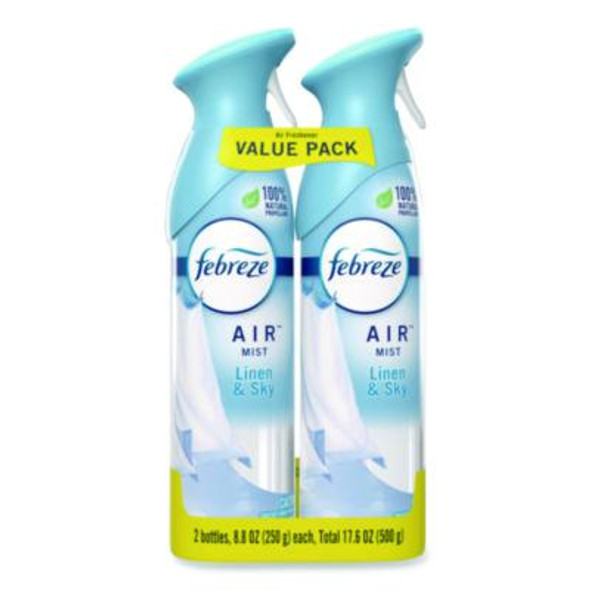 Air, Linen And Sky, 8.8 Oz Aerosol Spray, 2/Pack, 3 Packs/Carton