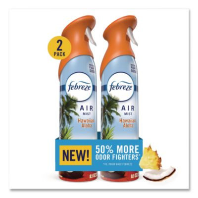Air, Hawaiian Aloha, 8.1 Oz Aerosol Spray, 2/Pack, 3 Packs/Carton