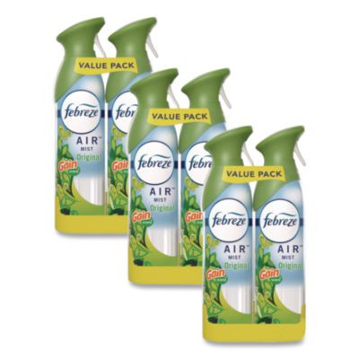Air, Gain Original, 8.8 Oz Aerosol Spray, 2/Pack, 3 Packs/Carton