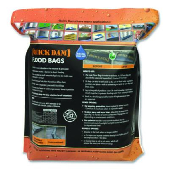 Flood Bags, 12" x 24" x 3.5", 6/Pack