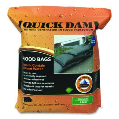 Flood Bags, 12" x 24" x 3.5", 6/Pack