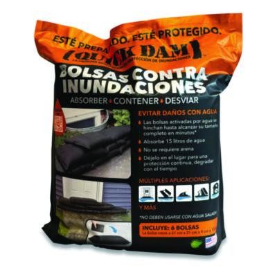 Flood Bags, 12" x 24" x 3.5", 6 Bags/Pack