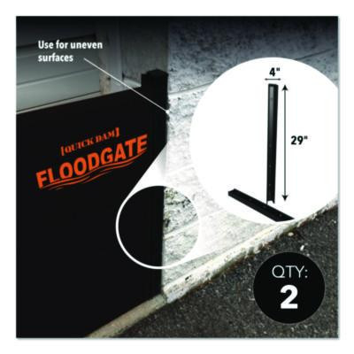 Flood Gate Side Rails, 4" x 4" x 29", 2 Side Rails