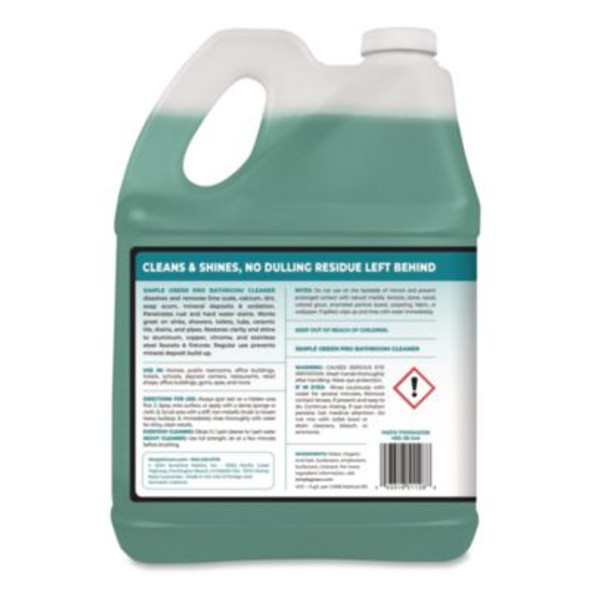 Pro Bathroom Cleaner, 1 Gal Bottle, 4/Carton