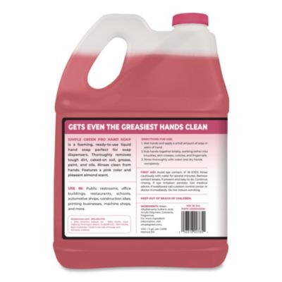 Pro Hand Soap, Almond Scent, 1 Gal Bottle, 4/Carton