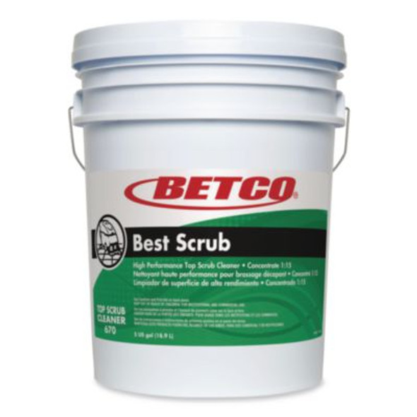 Daily Scrub Sc Floor Cleaner, Pleasant Scent, 5 Gal Pail