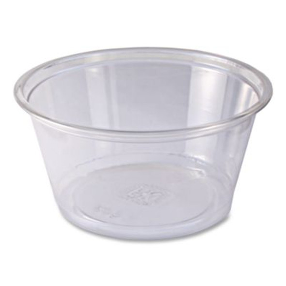 Recycleware Deli Containers, 5 Oz, 3.6 x 2.6 x 1.8, Clear, Plastic, 1,000/Carton