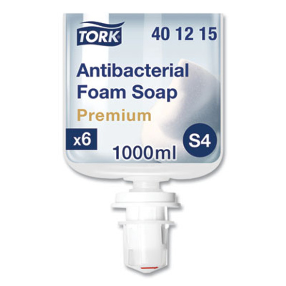 Premium Antibacterial Foam Soap Refill, Unscented, 1 L, 6/Carton