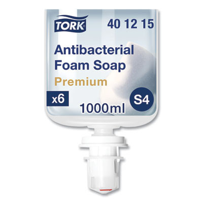 Premium Antibacterial Foam Soap Refill, Unscented, 1 L, 6/Carton