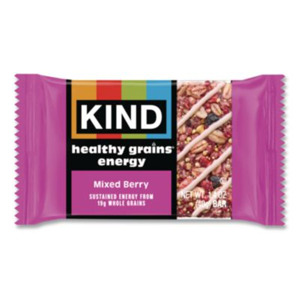 Healthy Grains Energy Mixed Berry Bars, 1.4 Oz Bar, 10/Box