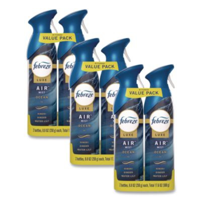 Air, Ocean, 8.8 Oz Aerosol Spray, 2/Pack, 3 Packs/Carton