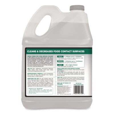 Pro Food Service Cleaner, 1 Gal Bottle, 4/Carton
