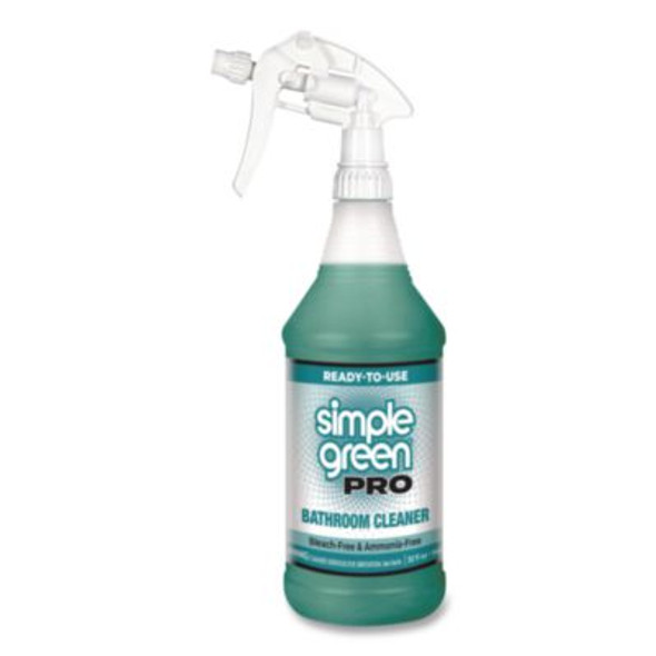 Pro Bathroom Cleaner Ready-To-Use, 32 Oz Spray Bottle, 12/Carton