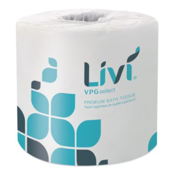 Bath Tissue, Septic Safe, 2-Ply, White, 500 Sheets/Roll, 80 Rolls/Carton