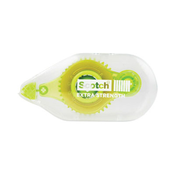 Extra-Strength Tape Runner, 0.31" X 33 Ft, Dries Clear