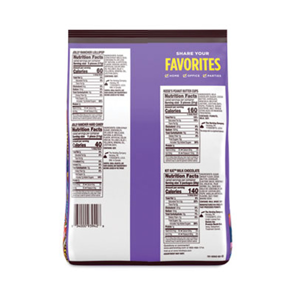 Snack-Size Sweets And Chocolate Assortment Party Pack, 34.19 Oz Bag