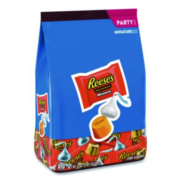 Miniatures Variety Party Pack, Assorted Milk Chocolates, 33 Oz Bag