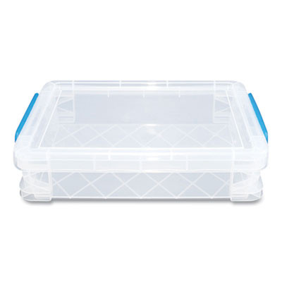 Super Stacker File And Document Box, Letter Files, 10.5 X 14.5 X 3.38, Translucent White