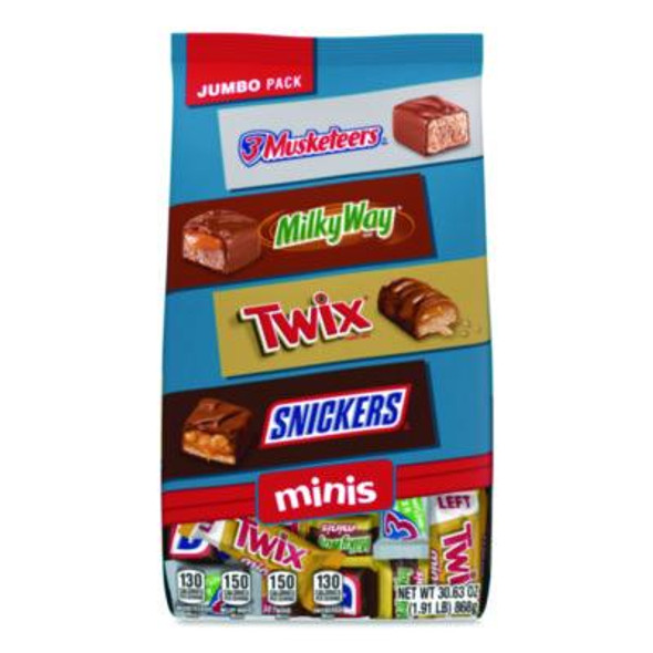 Minis Variety Jumbo Pack, Assorted, 30.63 Oz Bag