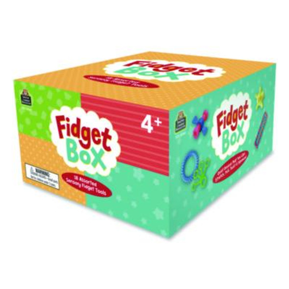 Fidget Box, Ages 4 And Up, Assorted Colors, 18 Pieces