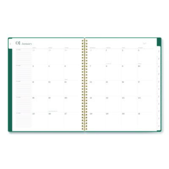 Workstyle Poly Monthly Planner, 11 x 8.5, Teal Cover, 12 Month (Jan-Dec): 2026