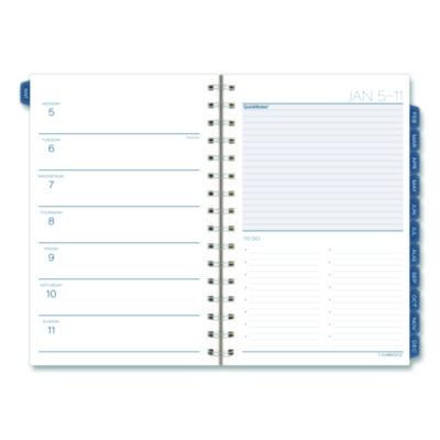 Abyss Weekly/Monthly Planner, 8.5 x 5.5, Water-Inspired Artwork, Blue Cover, 12-Month(Jan-Dec): 2026