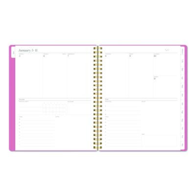 Workstyle Weekly/Monthly Planner, 8.75 x 7.75, Pink Cover, 12-Month (Jan To Dec): 2026