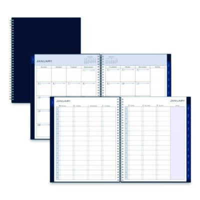 Passages Weekly Appointment Book And Monthly Planner, 11 x 8.5, Navy Cover, 12-Month (Jan To Dec): 2026