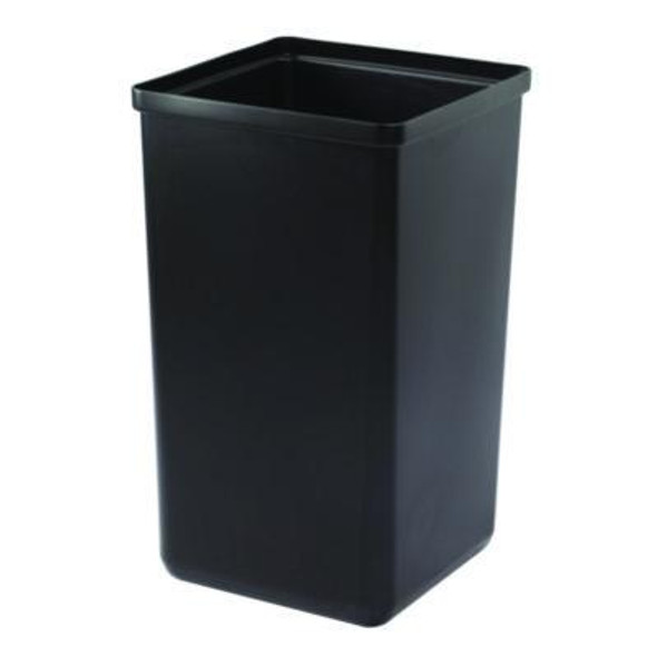 29 Gallon Trash/Recycling Cans, Steel, Blue Recycling Can, Green Compost Can, Black Trash Can With Square Lids