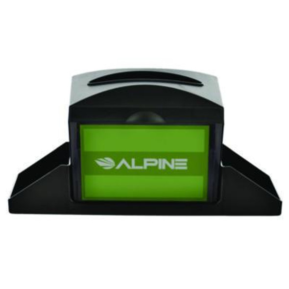 Interfold Table Top Dispenser Napkin Holder With Caddy, 6 x 14.17 x 6.5, Black