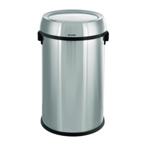 17 Gallon Stainless Steel Commercial Trash Can With Swing Lid