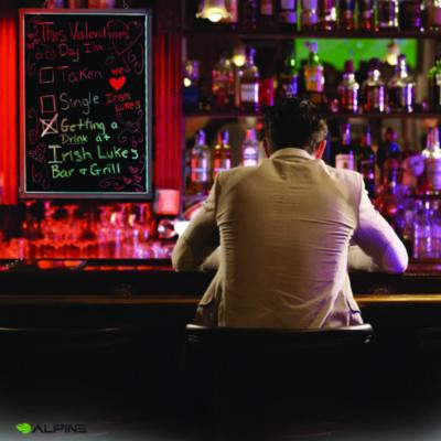 Led Illuminated Hanging Message Writing Board, Black 22" x 30" Surface, Black 23.6" x 31.5" Frame