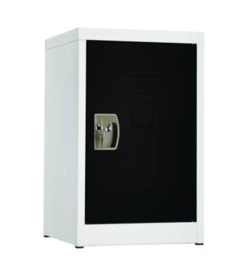 Steel Storage Locker, 1 Compartment, 15 x 15 x 24, Black