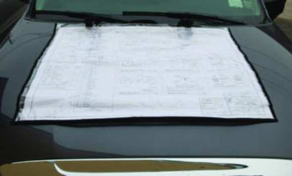 Large Document Protection Blueprint Plan Holder, Holds Arch D (24" x 36"), Clear