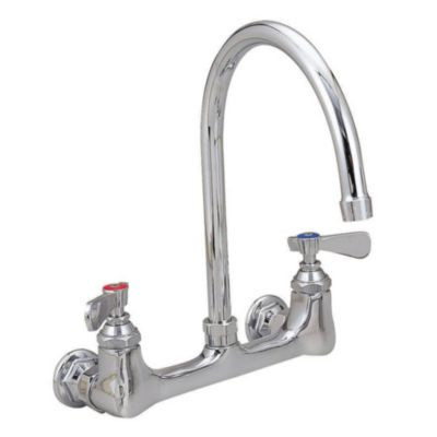 Workforce Standard Duty Faucet, 7.88" Height/3" Reach, Chrome-Plated Brass