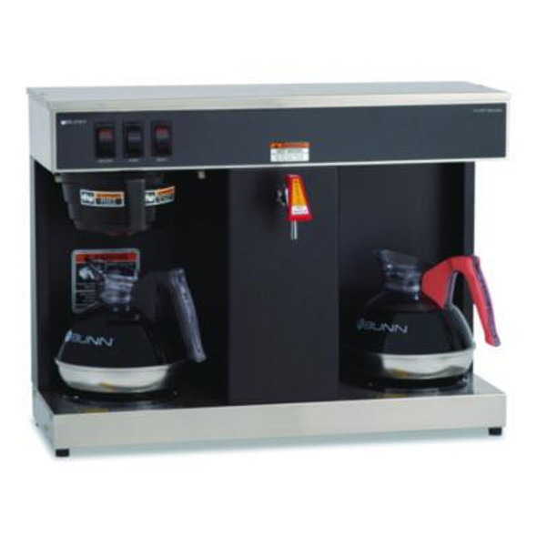 Vlpf 12-Cup Automatic Coffee Brewer, Gray/Stainless Steel