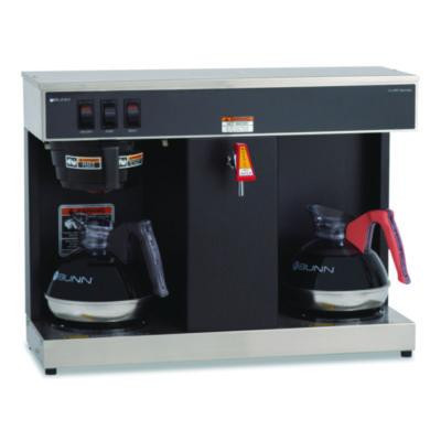 Vlpf 12-Cup Automatic Coffee Brewer, Gray/Stainless Steel